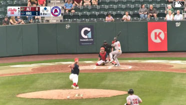 Jesus Castillo homers (4) on a fly ball to left field. Camden Janik scores.