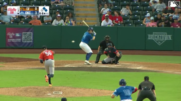 Jack Suwinski grounds into a double play, shortstop Drew Swift to first baseman Joey Meneses. James Tibbs III out at 2nd. Jack Suwinski out at 1st.