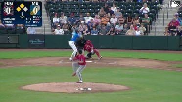 Eli Lovich out on a sacrifice fly to center fielder Gavin Fien. Darlyn De Leon scores. Alexis Hernandez to 3rd.