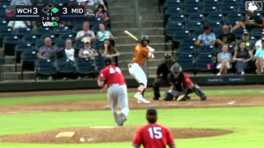 Cameron Leary homers (6) on a fly ball to left center field. Davis Diaz scores.