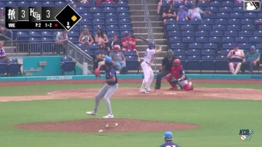 Grayson Fitzwater homers (1) on a fly ball to left center field. Steven Lancia scores.