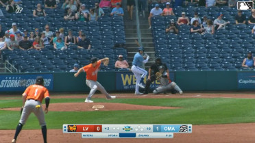 Drew Waters homers (8) on a fly ball to right field.