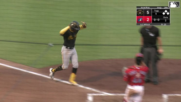 Yordany De Los Santos' solo home run