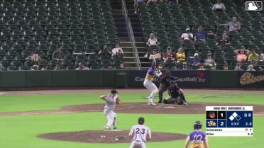Shay Schanaman In play, run(s) to Theo Gillen