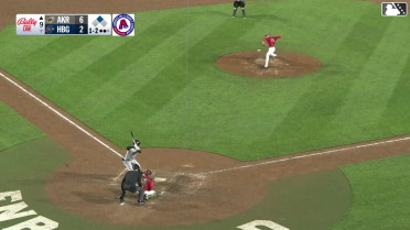 Alex Mooney triples (2) on a fly ball to right fielder Leandro Pineda. Christian Knapczyk scores.