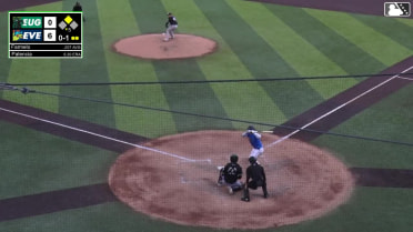 Jonny Farmelo singles on a fly ball to left fielder Carlos Gutierrez. Carter Dorighi scores.