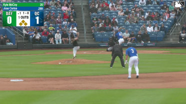 Jose Cerice grounds into a force out, shortstop Julio Carreras to second baseman Alfredo Alcantara. Asbel Gonzalez scores. Blake Mitchell to 3rd. Derlin Figueroa out at 2nd. Jose Cerice to 1st.