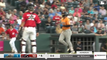Alfonsin Rosario's 20th home run of the season