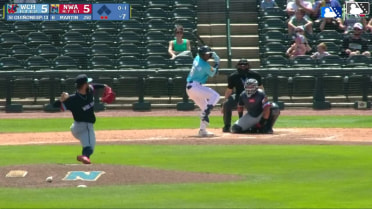 Rudy Martin Jr. homers (2) on a fly ball to right center field.