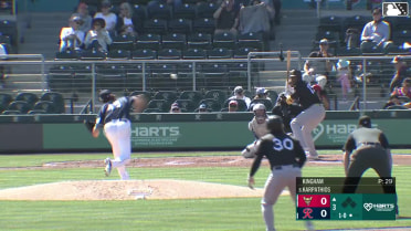 Nolan Kingham In play, run(s) to Miguel Andujar