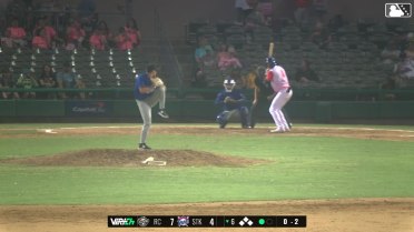 Roque Gutierrez's ninth strikeout