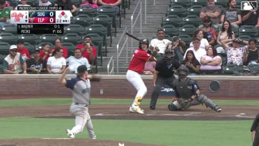Will Wagner singles on a line drive to center fielder Jake Meyers. Nick Solak scores.