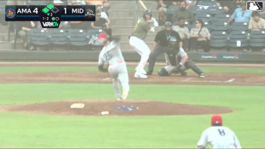 Luke Mann out on a sacrifice fly to center fielder Druw Jones. Shane McGuire scores.