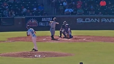 Braden Montgomery's three-hit game 