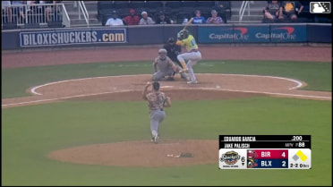 Eduardo Garcia homers (4) on a fly ball to left field. Eric Brown Jr. scores. Mike Boeve scores.