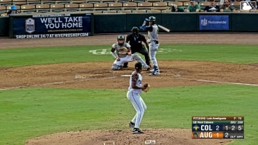 Luis Arestigueta In play, run(s) to Roni Cabrera