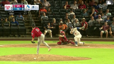 Christian Worley In play, run(s) to Sean McLain