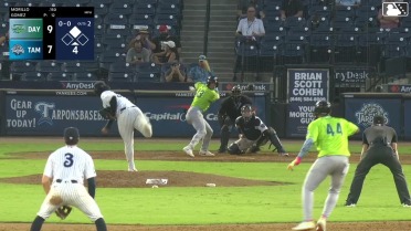 Jirvin Morillo homers (2) on a fly ball to right field. Arnaldo Lantigua scores.