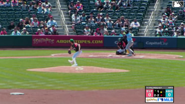 Samad Taylor singles on a line drive to left fielder Zac Veen. Will Wagner scores.