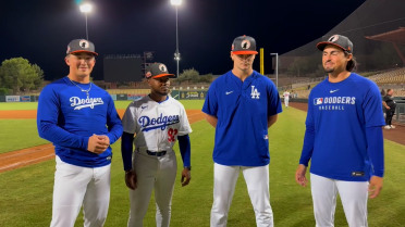 Dodgers prospects discuss team's World Series win