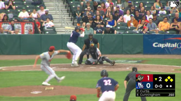 Khristian Curtis In play, run(s) to Carter Cunningham