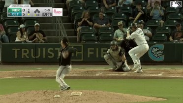 Riley Unroe homers (3) on a fly ball to left field.
