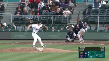 Tommy White's solo home run