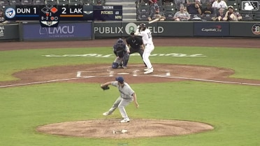 Carson Rucker called out on strikes and Edian Espinal caught stealing 2nd, catcher Will Cresswell to second baseman Aldo Gaxiola to catcher Will Cresswell.