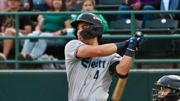 Brandon Eike homers (6) on a fly ball to right center field.