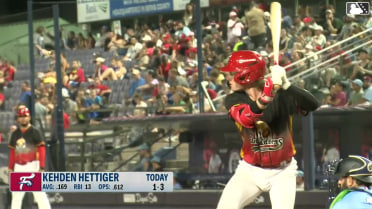 Kehden Hettiger homers (7) on a fly ball to left center field.