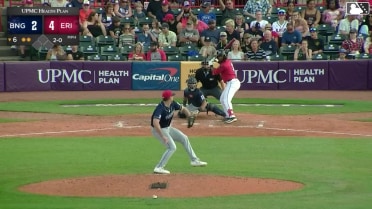 E.J. Exposito homers (11) on a fly ball to left field.