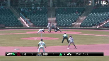 Domingo Robles strikes out his sixth and final batter