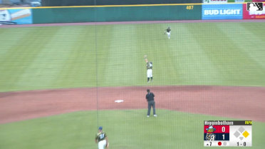 Ripken Reyes makes a leaping catch