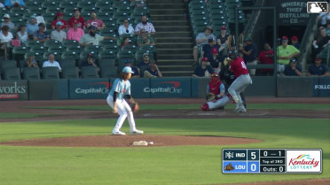 Johnathan Rodríguez homers (5) on a fly ball to left field.