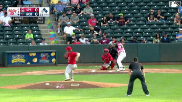 Kala'i Rosario singles on a line drive to left fielder Zach Levenson. Kyle DeBarge scores. Ben Ross to 3rd.