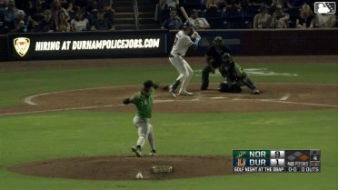 Levi Wells In play, run(s) to Logan Davidson