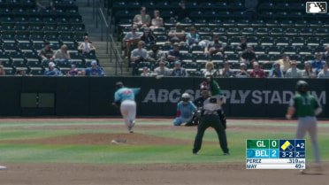 Nico Perez singles on a ground ball to right fielder Jake McCutcheon. Eduardo Guerrero scores. Mike Sirota scores. Nico Perez to 2nd.