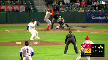 Bryan Rincon singles on a line drive to right fielder Eddie Micheletti Jr. Austin Murr scores.