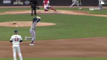 Drew Waters homers (7) on a line drive to right center field.