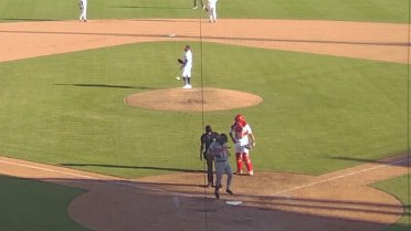 Creed Willems' first homer of Fall League