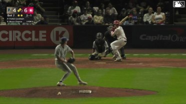 Bryce Chance doubles (3) on a line drive to right fielder Jorge Ruiz. Jaxson West scores. Max Viera scores.