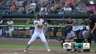 Andrew Fischer triples (1) on a fly ball to right fielder Kevin Kilpatrick Jr. Jesús Made scores.