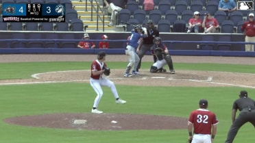 Cannon Peebles singles on a line drive to right fielder Handelfry Encarnacion. Dauri Fernandez scores.
