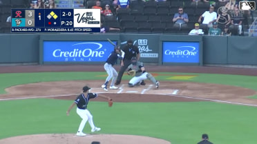 Luis Morales In play, out(s) to Spencer Packard