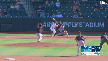 Starlyn Caba homers (4) on a fly ball to right field. Dillon Head scores.
