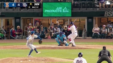 Joey Gerber In play, run(s) to René Pinto