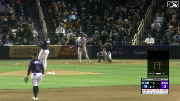 Michael Busch homers to right field in the 6th