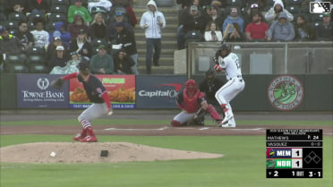 Willy Vasquez homers (2) on a fly ball to right field.