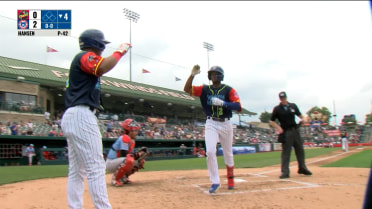 Jefferson Rojas' solo home run