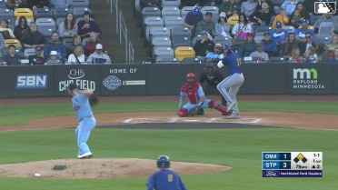 Brandon Drury singles on a sharp line drive to right fielder Matt Wallner. Drew Waters scores.